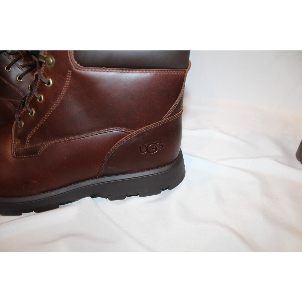 NIB UGG MEN'S WATERPROOF STENTON WORK CASUAL LEATHER BOOTS - Picture 5 of 8